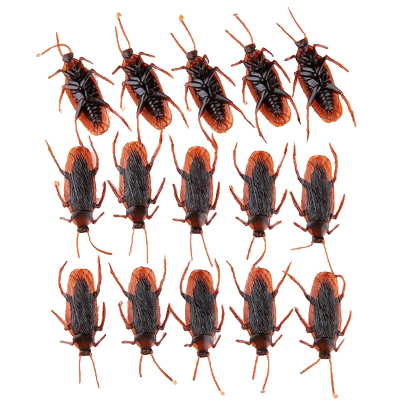 Fake Cockroaches Funny Prank Toy (10Pcs) Fake Cockroaches Funny Prank Toy (10Pcs)