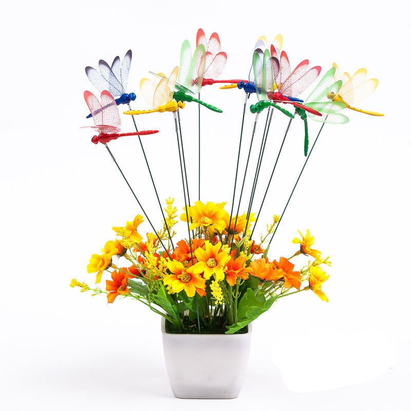 Fake Dragonfly Garden Decor (10 Pcs) Fake Dragonfly Garden Decor (10 Pcs)