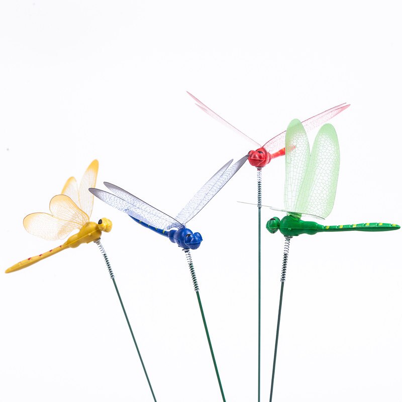 Fake Dragonfly Garden Decor (10 Pcs)