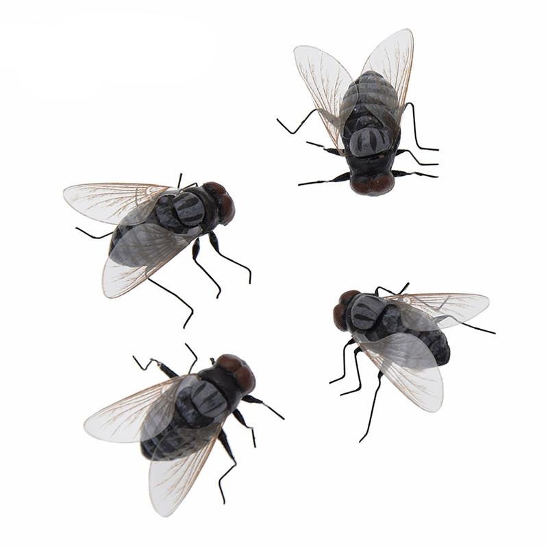 Fake Fly Funny Fridge Magnets (4 pcs)
