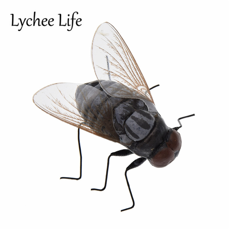 Fake Fly Funny Fridge Magnets (4 pcs)