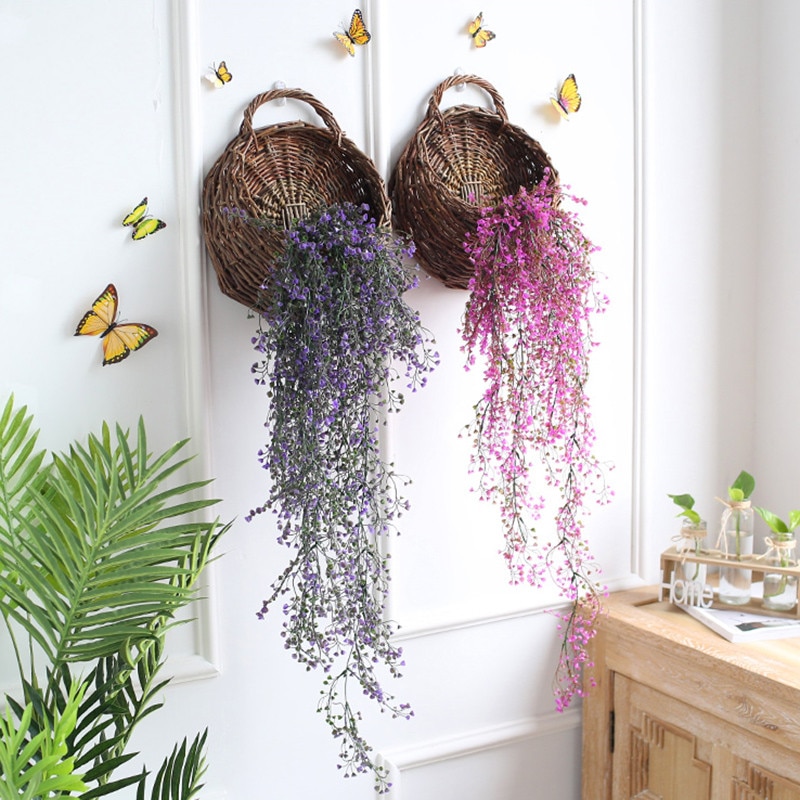 Fake Hanging Plants Flower Vine Decor Fake Hanging Plants Flower Vine Decor