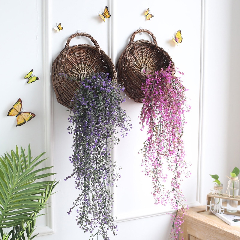Fake Hanging Plants Flower Vine Decor Fake Hanging Plants Flower Vine Decor