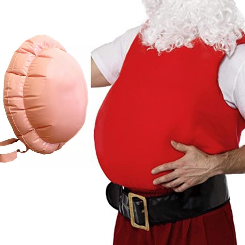 Fake Inflatable Belly with Strap
