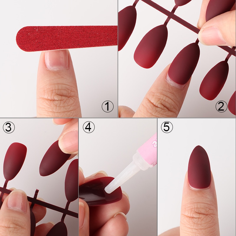 Fake Nails Matte Nail Extension