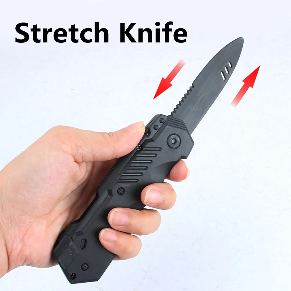 Fake Retractable Knife Prop False Trick Gadget Toy Disappearing Dagger Plastic Blade for Halloween Fools Day Party Fake Retractable Knife Prop False Trick Gadget Toy Disappearing Dagger Plastic Blade for Halloween Fools Day Party