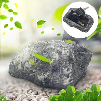 Fake Rock for Key Security Storage