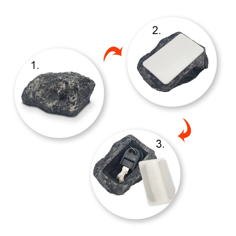 Fake Rock for Key Security Storage