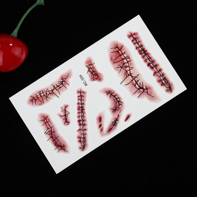 Fake Scar 3D Tattoo (Set with different sizes) Fake Scar 3D Tattoo (Set with different sizes)
