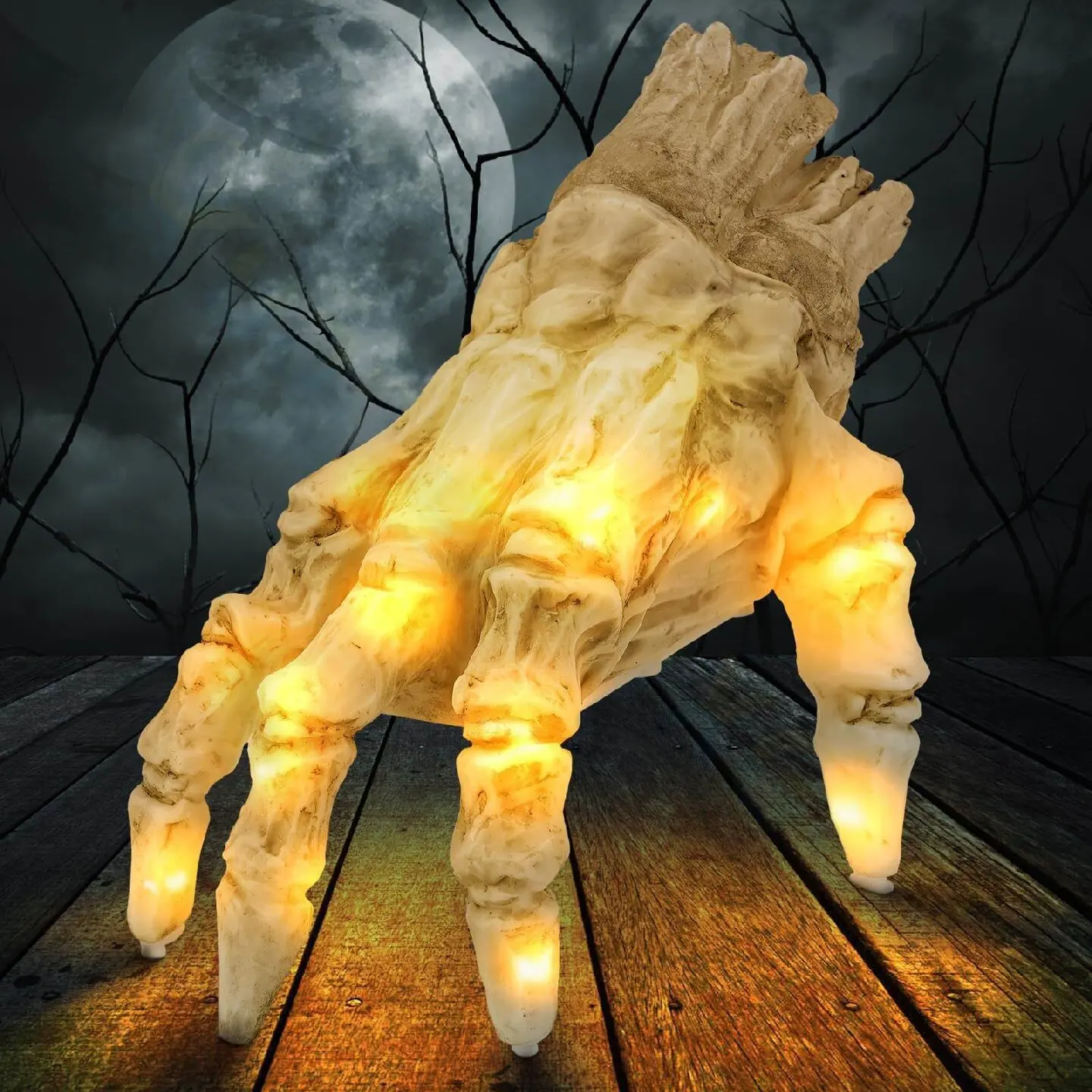 Fake Severed Hands Halloween Zombie Hand Electric light emitting sound crawling Broken hand Haunted House Halloween Fake Severed Hands Halloween Zombie Hand Electric light emitting sound crawling Broken hand Haunted House Halloween