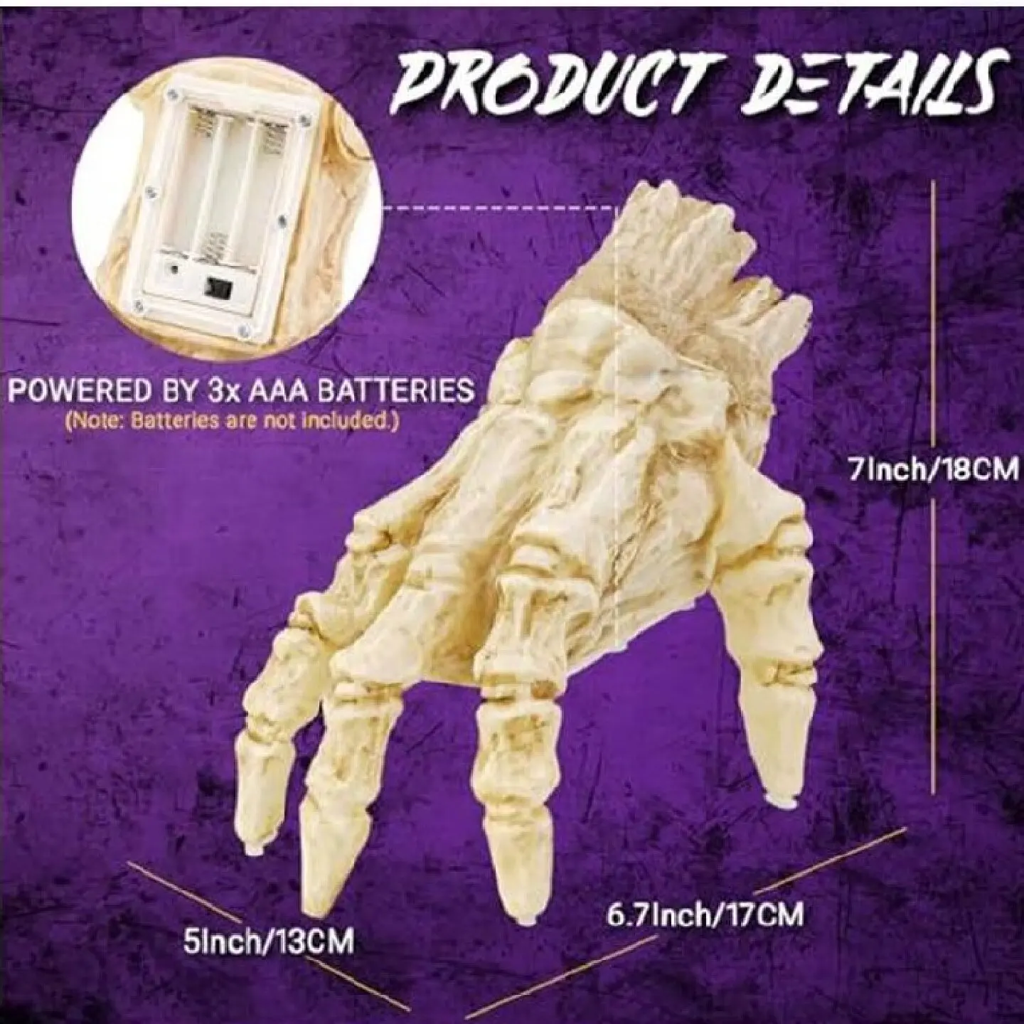 Fake Severed Hands Halloween Zombie Hand Electric light emitting sound crawling Broken hand Haunted House Halloween Fake Severed Hands Halloween Zombie Hand Electric light emitting sound crawling Broken hand Haunted House Halloween