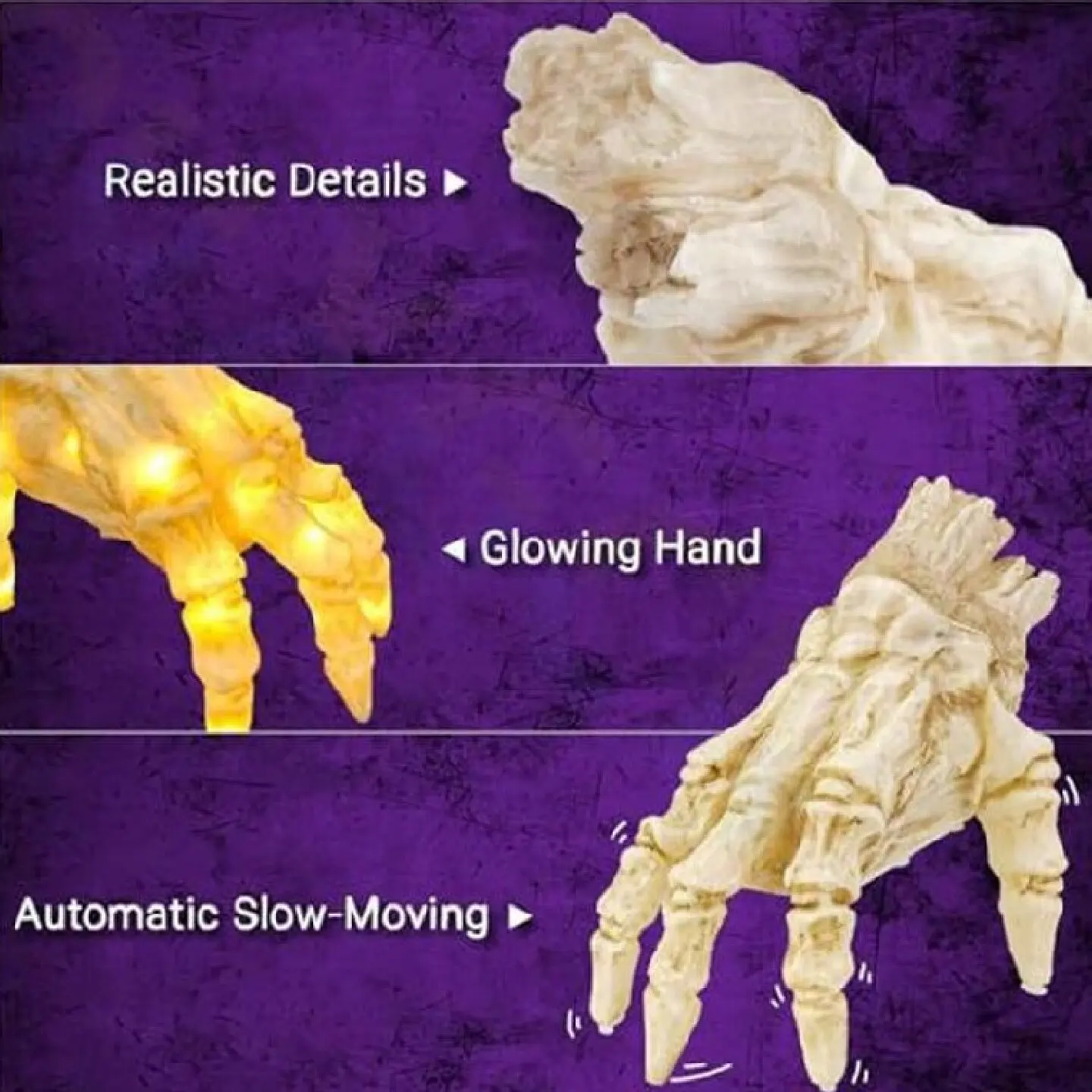 Fake Severed Hands Halloween Zombie Hand Electric light emitting sound crawling Broken hand Haunted House Halloween Fake Severed Hands Halloween Zombie Hand Electric light emitting sound crawling Broken hand Haunted House Halloween