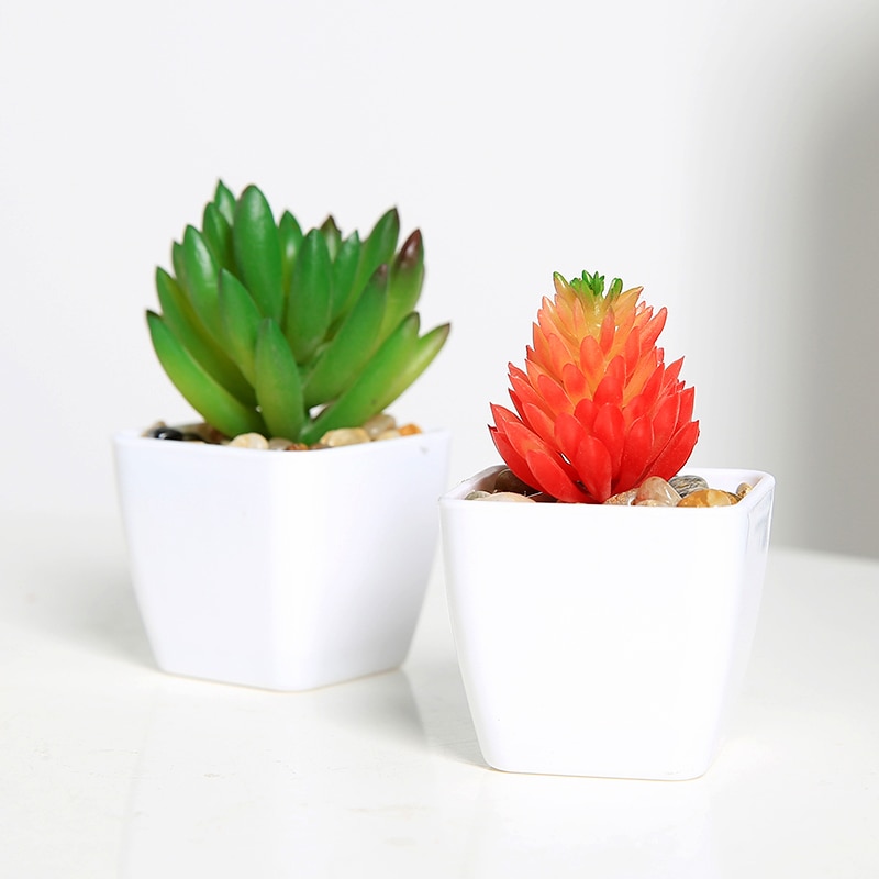 Fake Succulents Potted Artificial Plant Fake Succulents Potted Artificial Plant