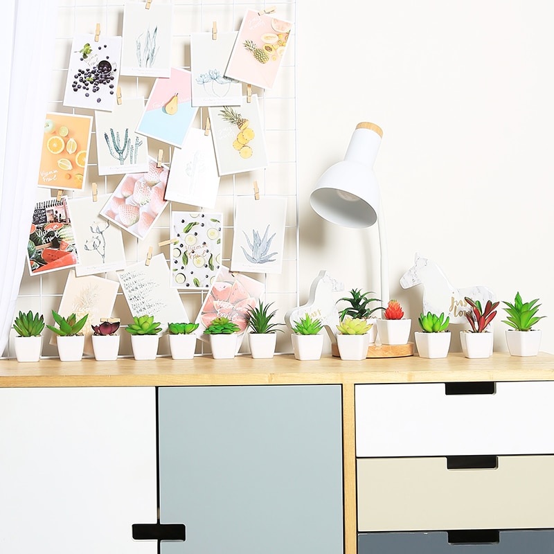 Fake Succulents Potted Artificial Plant Fake Succulents Potted Artificial Plant