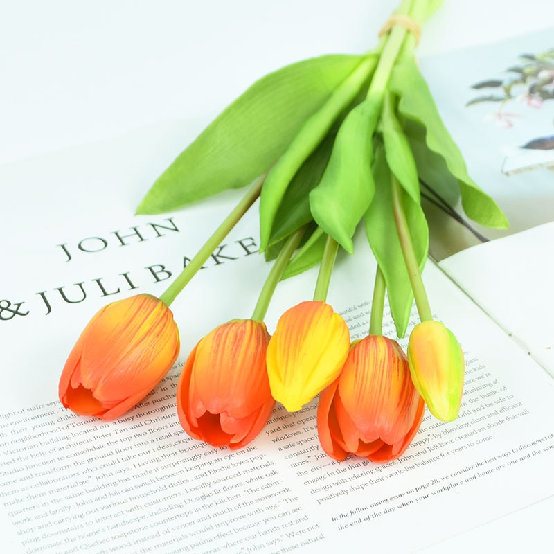 Fake Tulip Flowers Home Decoration (5 pcs) Fake Tulip Flowers Home Decoration (5 pcs)