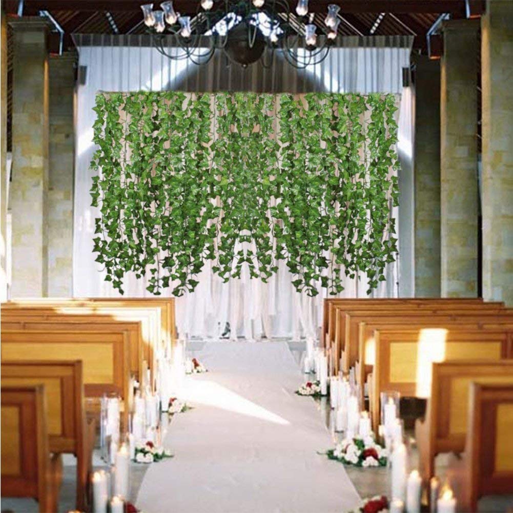 Fake Wall Vines Artificial Decor (12pcs)
