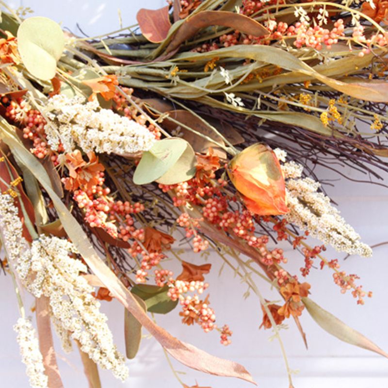 Fall Hanging Artificial Door Wreath