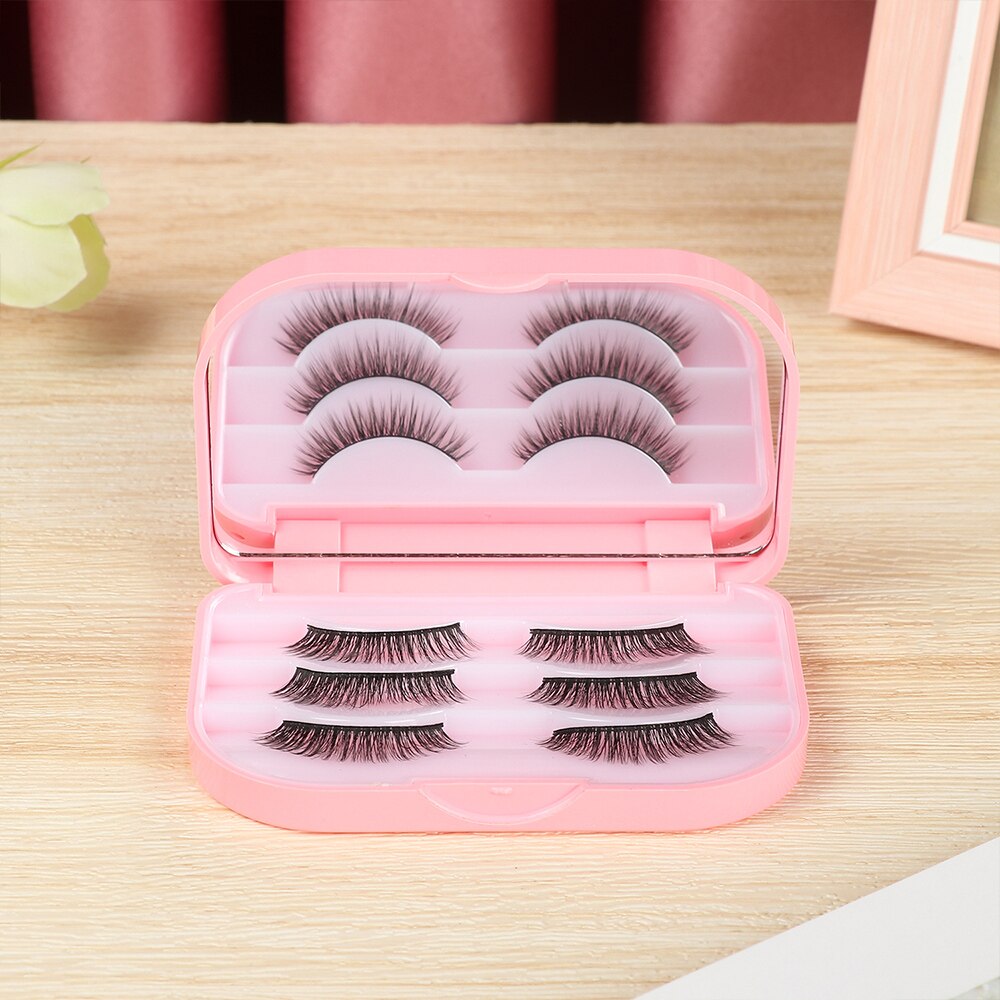 False Eyelash Case with Mirror False Eyelash Case with Mirror