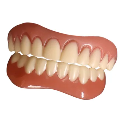False Teeth Silicone Upper Lower Veneers Perfect Laugh Veneers Dentures Paste Fake Teeth Braces Comfortable