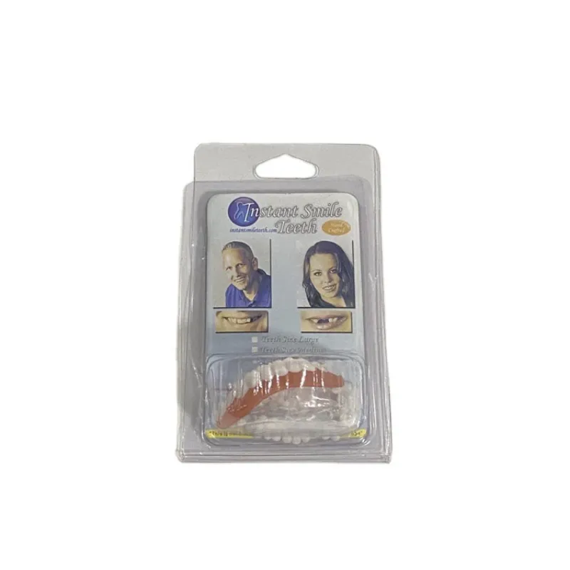 False Teeth Silicone Upper Lower Veneers Perfect Laugh Veneers Dentures Paste Fake Teeth Braces for Tooth Braces