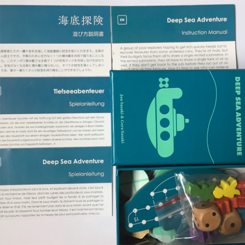 Family Board Games Deep Sea Adventure