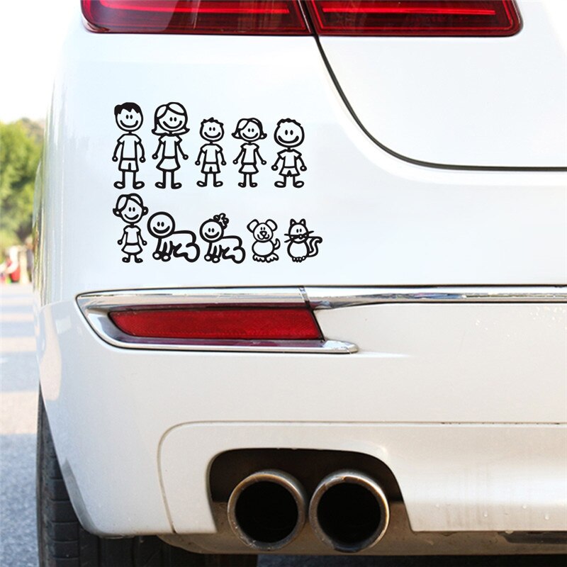Family Car Decal Waterproof Sticker Family Car Decal Waterproof Sticker
