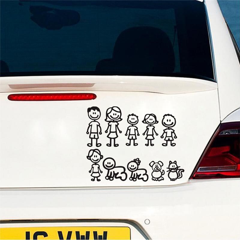 Family Car Decal Waterproof Sticker Family Car Decal Waterproof Sticker
