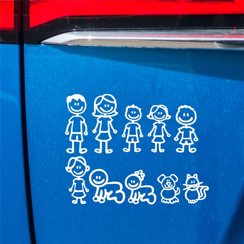 Family Car Decal Waterproof Sticker Family Car Decal Waterproof Sticker