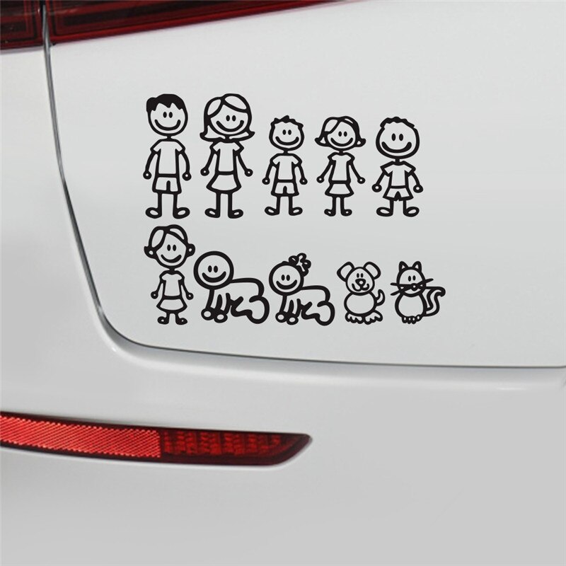 Family Car Decal Waterproof Sticker Family Car Decal Waterproof Sticker