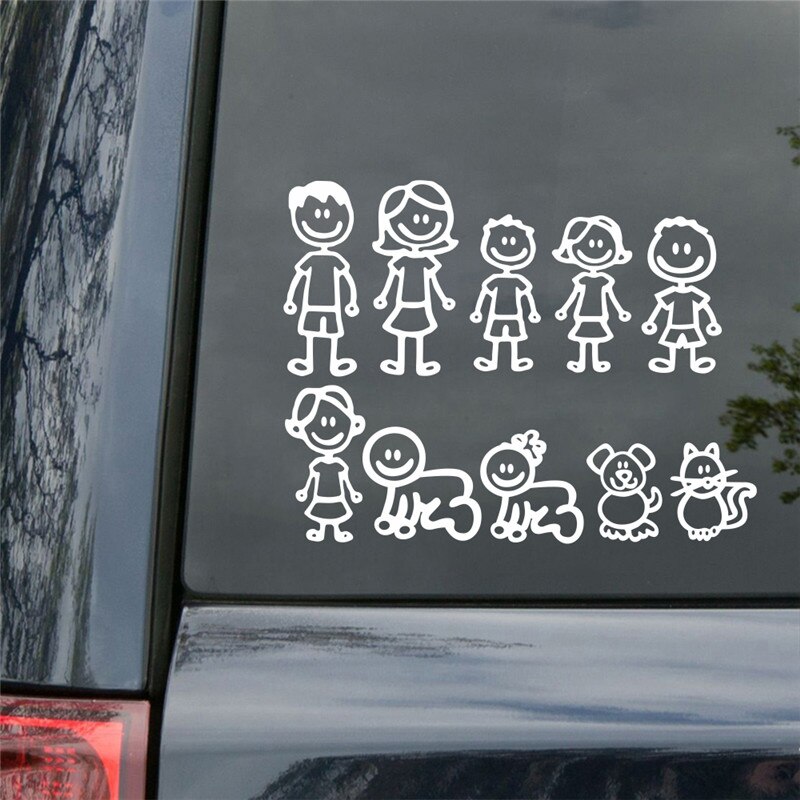 Family Car Decal Waterproof Sticker Family Car Decal Waterproof Sticker