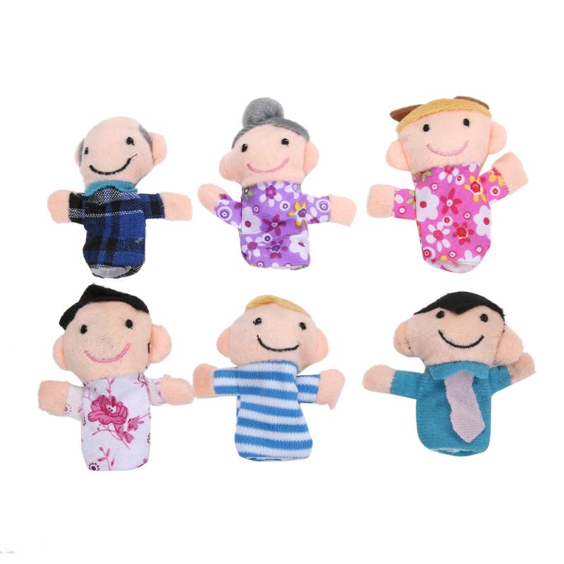 Family Finger Puppets Children Toys