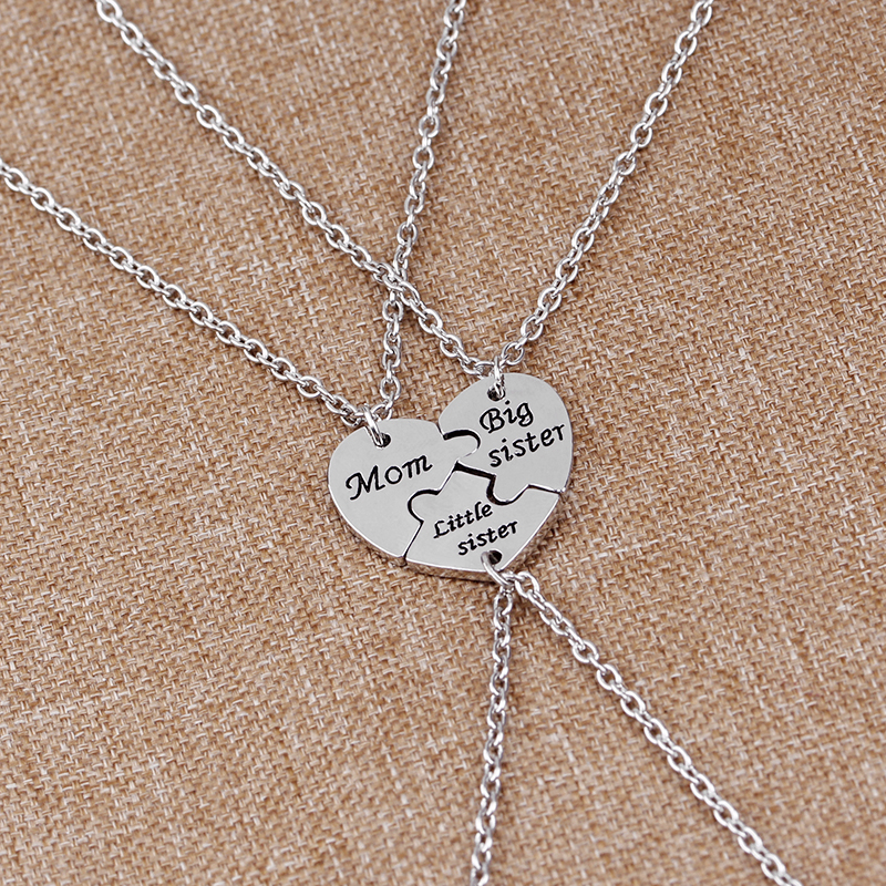 Family Necklace Mother Sister Pendants