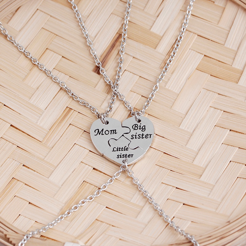 Family Necklace Mother Sister Pendants