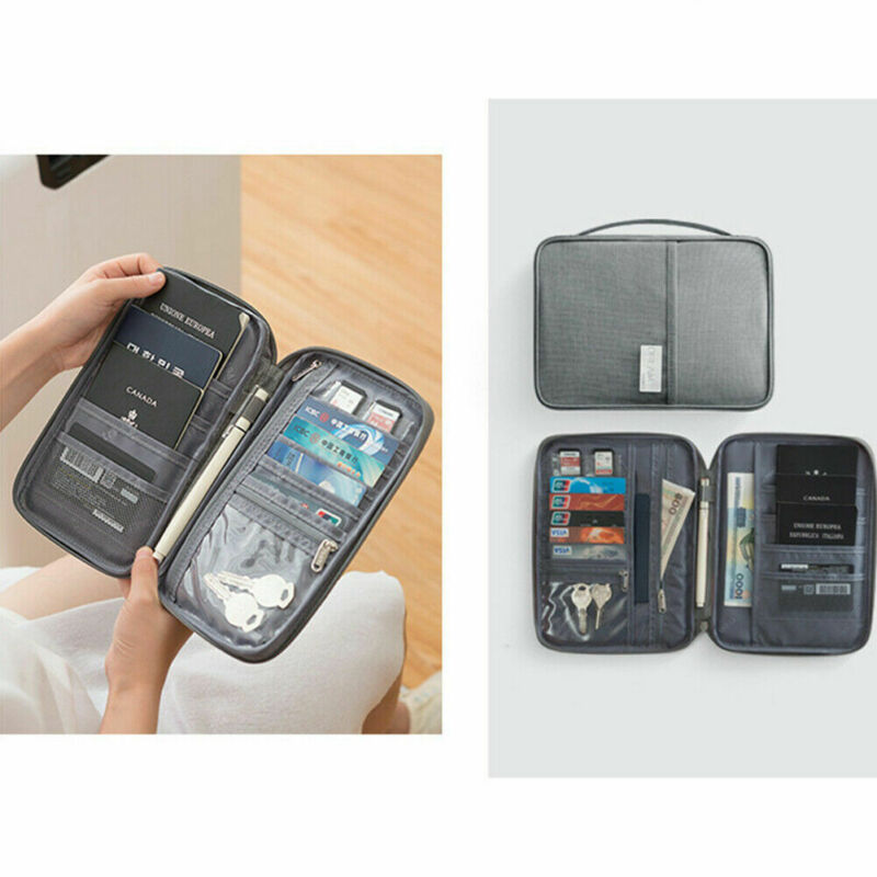 Family Passport Holder Organizer Bag Family Passport Holder Organizer Bag