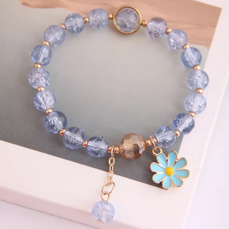 Fancy Daisy Bead Bracelet for Women