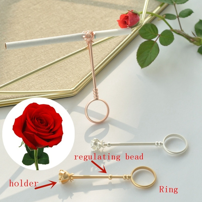 Fancy Rose Design Ring for Cigarette Fancy Rose Design Ring for Cigarette