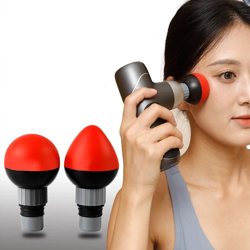Fascia gun massage head 12mm-18mm caliber universa massage gun accessoriesl silicone soft head for deep tissue muscle