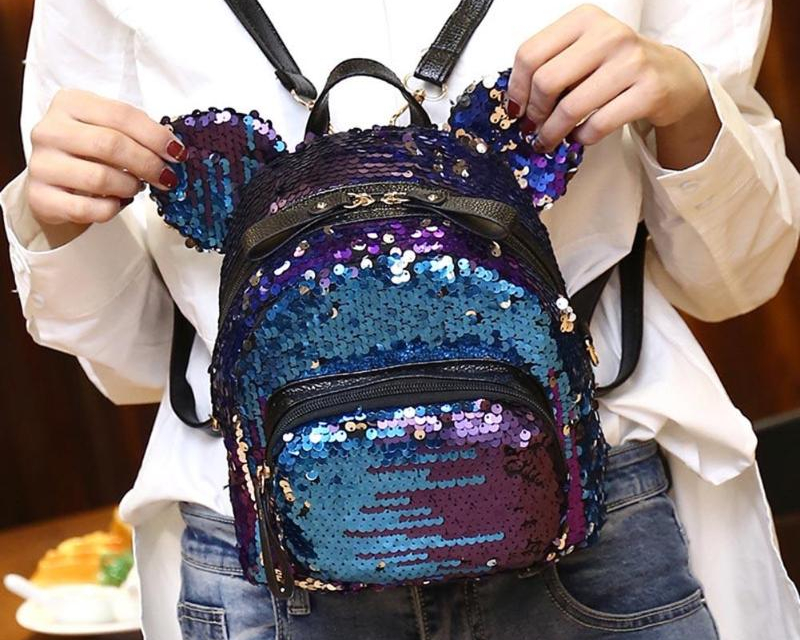 Fashion Backpack Sequins Lady Bag Fashion Backpack Sequins Lady Bag