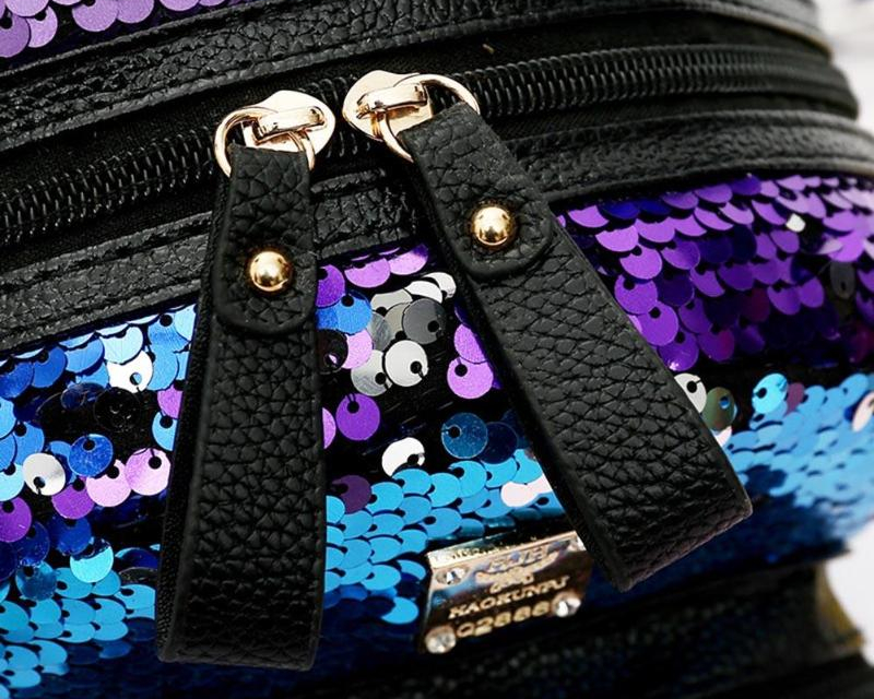 Fashion Backpack Sequins Lady Bag Fashion Backpack Sequins Lady Bag