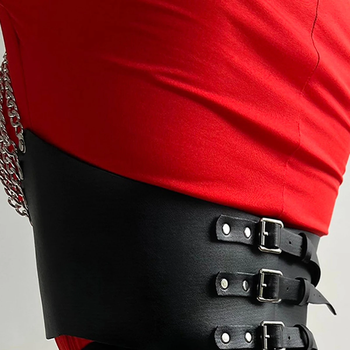 Fashion Belt Female Street Style corset Chain Tassels Belt Adjustable casual wild Decorative Belt Gothic Clothing