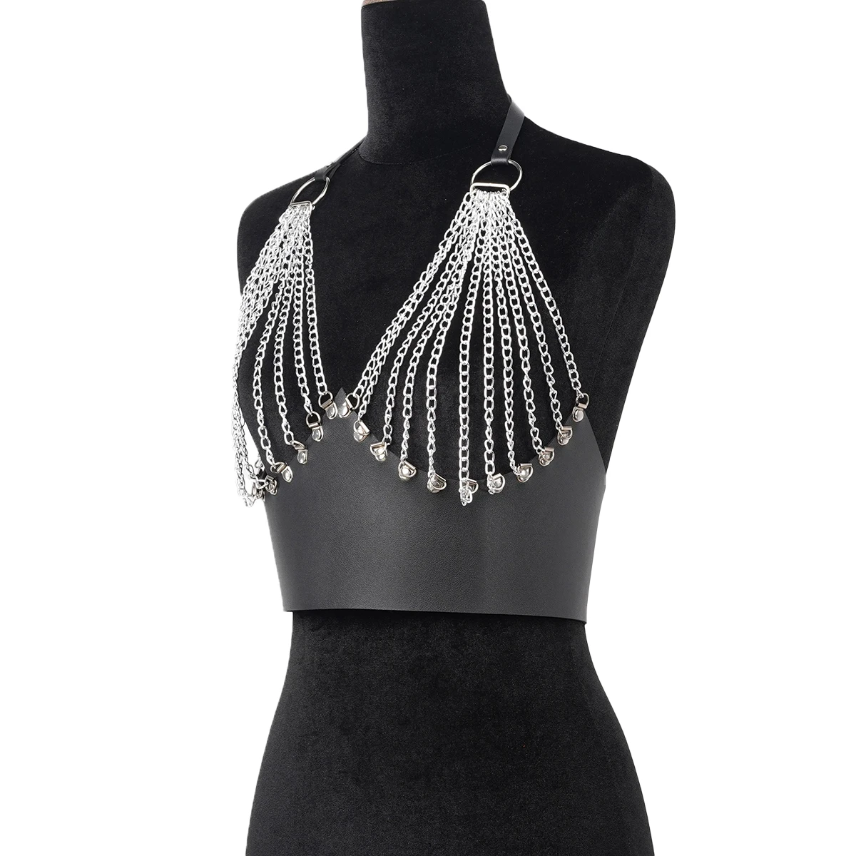 Fashion Belt Female Street Style corset Chain Tassels Belt Adjustable casual wild Decorative Belt Gothic Clothing