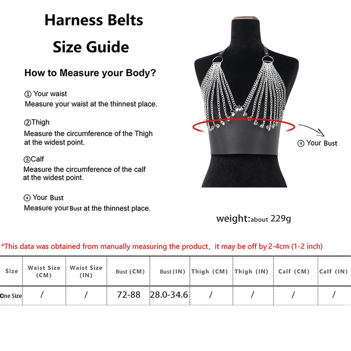 Fashion Belt Female Street Style corset Chain Tassels Belt Adjustable casual wild Decorative Belt Gothic Clothing
