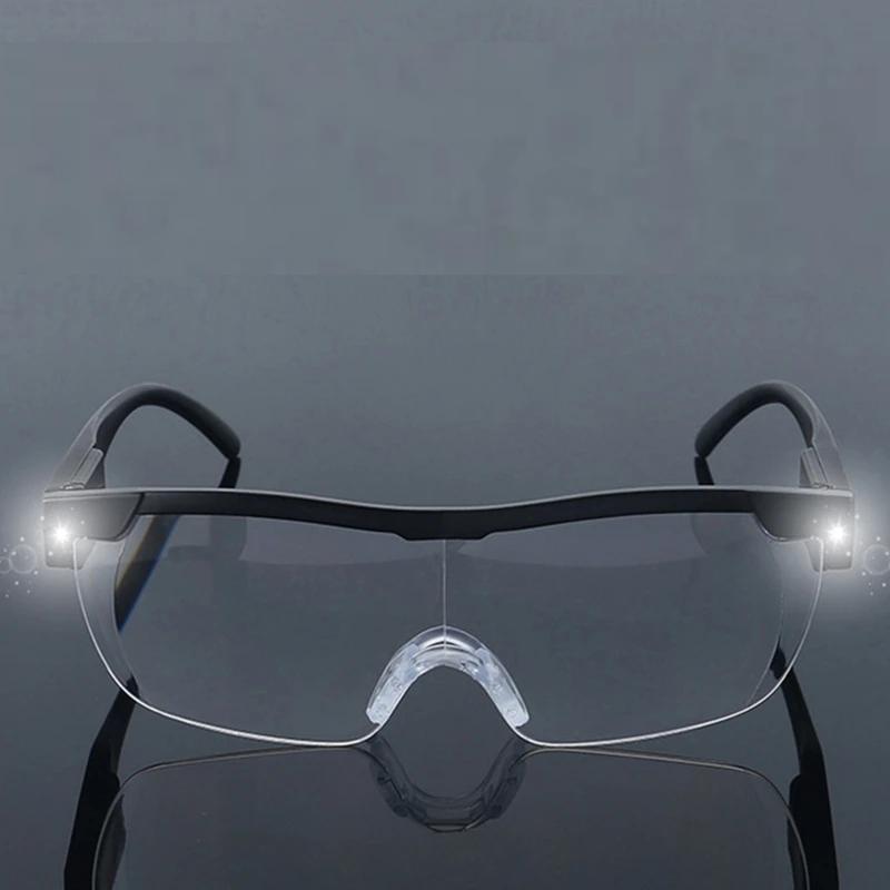 Fashion Design Reading Glasses with Light Magnifying Glasses with Light Led Magnifier Eyeglasses Nighttime Reader Frame