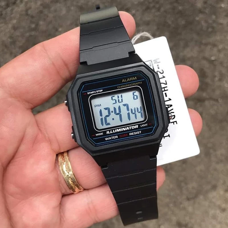 Fashion Digital Watches Luxury Stainless Steel Link Bracelet Wrist Watch Band Business Electronic Clock
