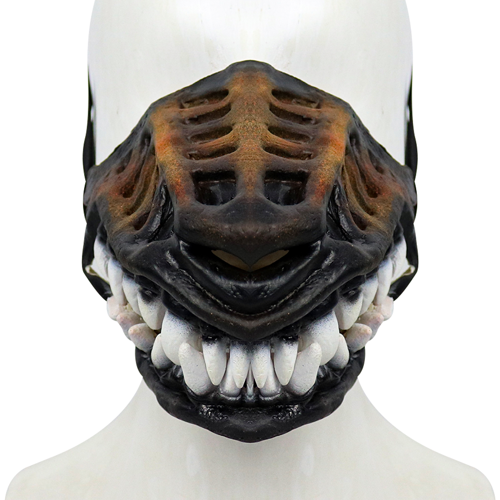 Fashion Dog Mouth Mask Padded Latex Rubber Muzzles For Large Dog Role Play Dog Mask Puppy Halloween Cosplay Photo Props