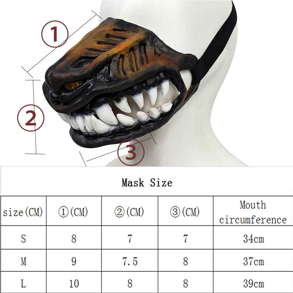 Fashion Dog Mouth Mask Padded Latex Rubber Muzzles For Large Dog Role Play Dog Mask Puppy Halloween Cosplay Photo Props