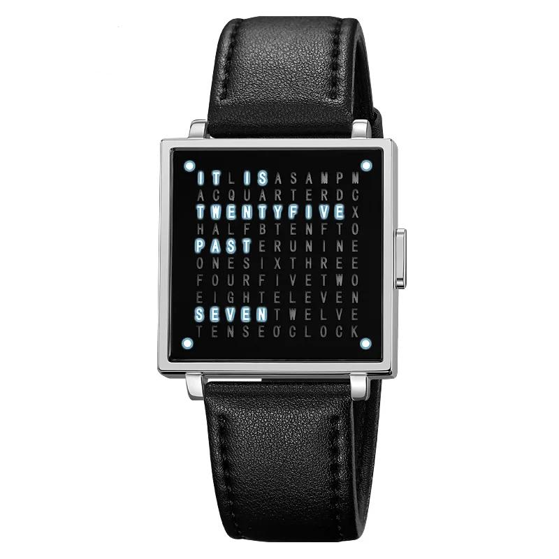 Fashion Electronic Watch Luxury Led Light Digital Wristwatch For Man Date Display Life Waterproof Leather Strap Clock Fashion Electronic Watch Luxury Led Light Digital Wristwatch For Man Date Display Life Waterproof Leather Strap Clock