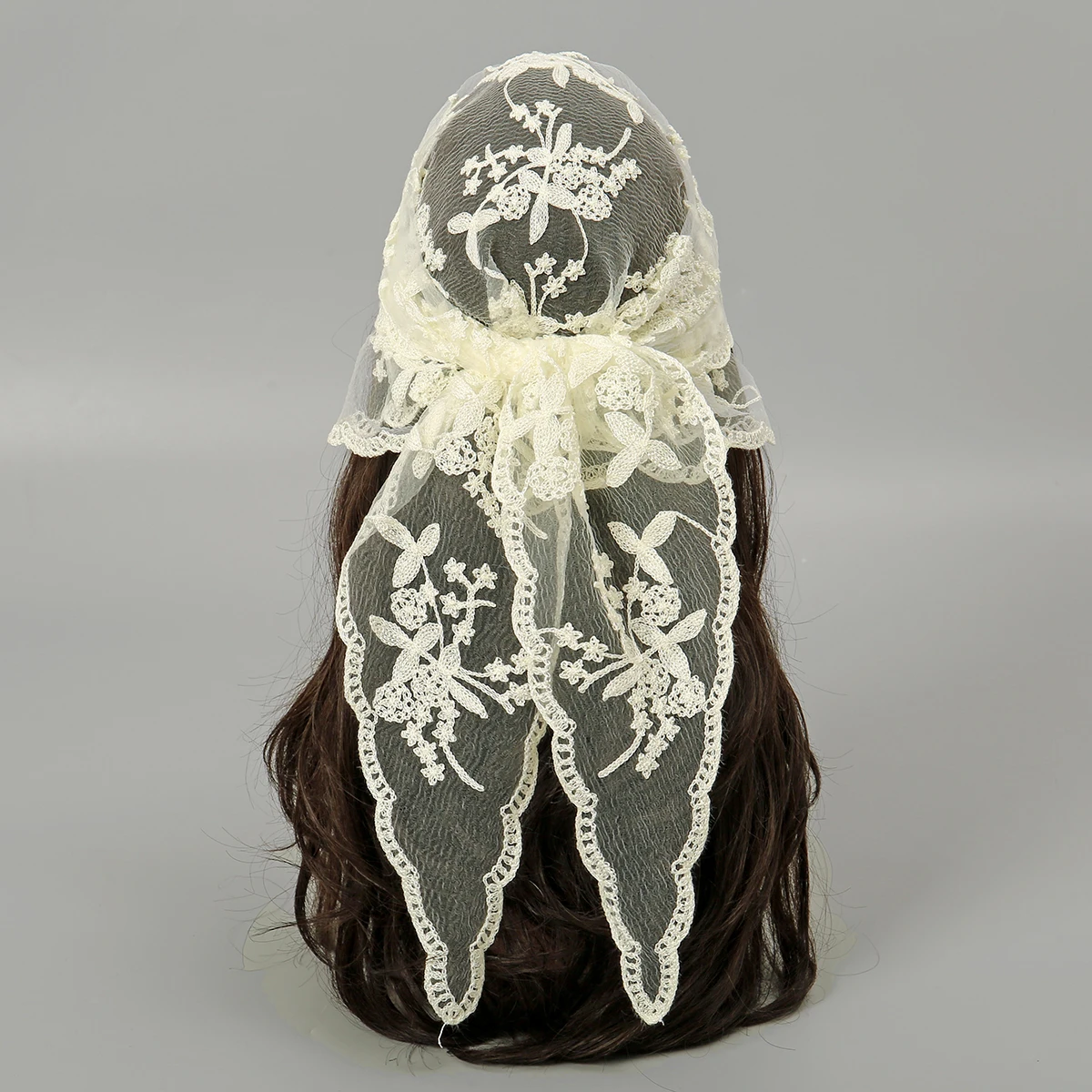 Fashion Ins Lace Hair Scarf Women Retro Triangle Hair Bands Vintage Triangular Headscarf Girls Elegant Headwear Hair Fashion Ins Lace Hair Scarf Women Retro Triangle Hair Bands Vintage Triangular Headscarf Girls Elegant Headwear Hair