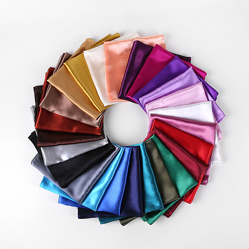 Fashion Square Satin Head Scarf