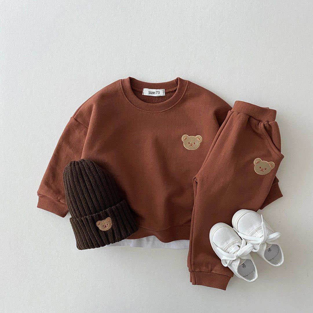 Fashion Toddler Baby Boys Girl Fall Clothes Sets Baby Girl Clothing Set Kids Sports Bear Sweatshirt Pants 2Pcs Suits Fashion Toddler Baby Boys Girl Fall Clothes Sets Baby Girl Clothing Set Kids Sports Bear Sweatshirt Pants 2Pcs Suits
